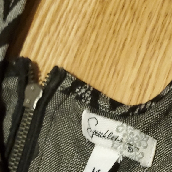 Black and dark Gray Classy Dress - Picture 3 of 3